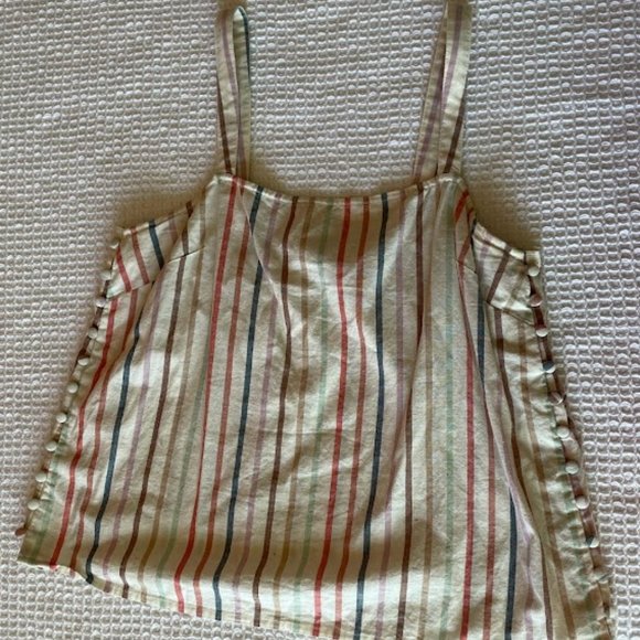 Madewell Tops - MADEWELL - SMALL - COLORFUL STRIPE BLOUSE